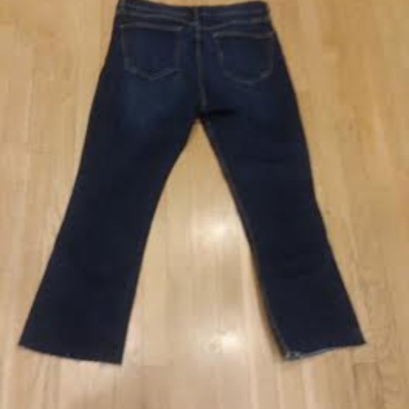 ZARA - Frayed hem straight leg jean-size 10 - Picture 2 of 4
